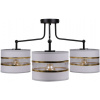Candellux Andy stropné svietidlo 3x40 W čierna-zlatá-sivá 33-00514