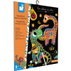 Janod Atelier vyškrabovacie obrázky Dinosaury Sada Mini 5+