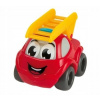 Auto zo série Vroom Planet - červené hasičské auto (Vroom Planet - červené hasičské auto s pohyblivými kolieskami)