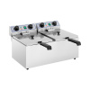 Elektrická dvojitá fritéza - 2 x 13 l - 6400 W - časovač - Royal Catering RCTF 13DH | 2X13 TIMERFRITEUSE / FR