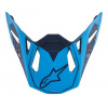 Šilt pre prilby SUPERTECH S-M10 META, ALPINESTARS (modrý/svetlo modrý matný)