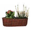 Kvetináč prútený kôš na kvety - 50 cm