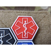 Nášivka Paramedic Hexagon JTG® - červená