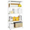 Kovona Regál Futur 1800 x 900 x 450 mm 5 políc biely