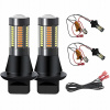 2v1 DENNÉ SVIETENIE DRL LED + SMEROVKY P21W BA15S