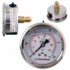 Manomet tlakomer Glycerínový hodinový strojček 63 mm 0-2,5 bar Závit 1/4