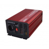 Menič napätia DC/AC 12V/230V-50Hz OFF-GRID CARSPA P1000 12V/1000W+USB ČistýSínus RD (Menič napätia DC/AC 1-F, Napájanie: DC-12V, Výstup: AC230V-50Hz čistý sínus French-SK, USB: 0.5A, Určenie: Spotrebi