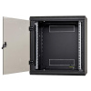 TRITON Nástenný rack jednodielny 12U (š)600x(h)595 perforované dvere čierny RBA-12-LS6-BAX-A1