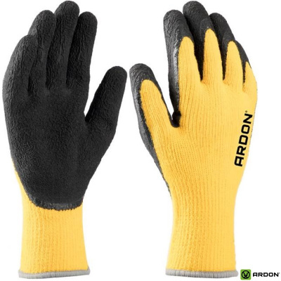 ARDON® ARDON® PETRAX WINTER Pracovní rukavice zimní, nylon, máčené 1/2 latexová pěna, vel. XL/10 A9190/11-SPE