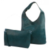 JGL (JUST GLAMOUR) JGL Petrolejově modrý dámský kabelkový dvouset kabelka přes rameno a crossbody