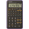 Kalkulačka, vedecká, 146 funkcií, SHARP EL 501TBVL, čierna fialová
