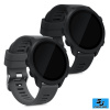 Silikónový remienok Garmin Forerunner 55 – sada 2ks (čierna,šedá)