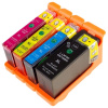 Tusz White Box 9633190 pre Lexmark čierny (black), červený (magenta), modrý (cyan), sada, žltý (yellow)