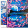Norimpex - Puzzle Diamantový obraz: Vychádzajúci mesiac 30x40cm - 1-39 dielov