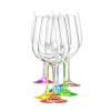 Bohemia Crystal Farebné poháre na červené víno Rainbow 40729/D4661/550ml (set po 6ks)