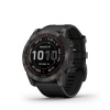 Garmin fenix 7X Sapphire Solar, Carbon Gray DLC Titanium, Black Band