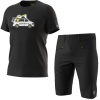 Komplet DYNAFIT Graphic Co M Black + Transalper DST Shorts M Black Out