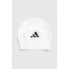 Plavecká čiapka adidas Performance 3-Stripes biela farba, IU1902 ONE SIZE