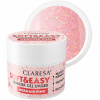 Claresa Stavebný gél s trblietkami ružový Soft&Easy Mermaid Pink 12g