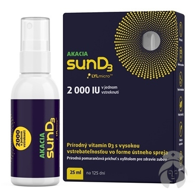 sunD3 KID 600 IU ústny sprej, pomarančová príchuť, 25 ml
