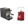 Stone Espresso Lite Black + Eureka Mignon Specialita, CR ferrari red