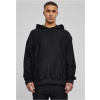 Rib Terry Boxy Hoody - black M