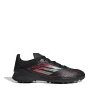 adidas F50 League Childrens Astro Turf Football Boots Black/Iron/Red C13 (31.5)