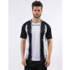 SHIRT STRIPE M/C dres biela-čierna M