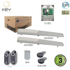 KEY RAY4000 E- 2x RAY4000-230V,280W,2000N,2x SUB-44R,1xCT-202,1xRX4,1pár FT-22 (KEY RAYKIT pre dvojkrídlovú bránu prejazd do 8 m / 4 m krídlo)