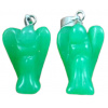 Chalcedon zelený Anděl strážný přívěsek přírodní kámen 1,7 cm 1 kus, kámen lásky a radosti