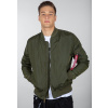 ALPHA INDUSTRIES Bunda MA-1 TT - tmavo zelená (191103/257) Veľkosť: M/Regular