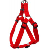DOG FANTASY postroj classic L červený 2,5 × 65 – 99 cm
