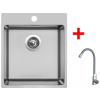 Sinks BLOCKER 450 + ELASTA nerez/sivá