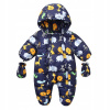 Detská kombinéza - Detské kombinézy Marse 62 Navy Blue, Multi -Colored (Metrys Baby Marsee 62 Navy Blue, viacfarebný)
