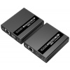 PremiumCord HDMI KVM extender 4K a FULL HD 1080p na 70m s přenosem USB khext70-6