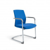 OFFICE PRO JCON WHITE - konferenčná stolička , prevedenie modrá