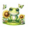 CUKROWY TLAČ Jedlý obrázok na tortu ŽABA ŽABKA FROG + POSTAVY TEXT #32