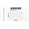 KORAD Radiátor 11K 900/600 (KORAD 11K 900/600)
