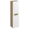 WAVE skrinka vysoká 35x140x30cm, ľavá/pravá, biela/dub cuneo