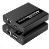 PremiumCord HDMI KVM extender FULL HD 1080p do 70 m s prenosom cez USB khext70-6