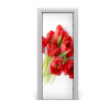 Fototapeta samolepiace červené tulipány 75x205