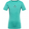 Alpine Pro Basiko Detské funkčné tričko KTSE431 pastel perf green 152-158