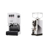 Gaggia New Classic EVO BC, white + Eureka Mignon Turbo, CR chrome