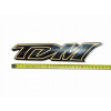 NÁLEPKA NA PRAVÚ STRANU „TDM“ YAMAHA TDM850 2001 ČIERNY ORIGINÁL 4TX283389000