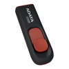 USB kľúč ADATA Classic Series C008 64GB USB 2.0, výsuvný konektor,čierno-červený (AC008-64G-RKD)