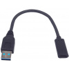 PremiumCord kur31-17 USB 3.0 A/samec - USB-C/samica, USB 3.2 GEN2, 3A, 20cm