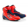 Topánky ALPINESTARS Faster 4, kolekcia MM93 (červená fluo/modrá/biela) 38,5