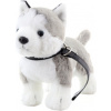 Eco-Friendly pes husky sediaci s vodítkom 28 cm