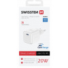 Swissten síťový adaptér Gan 1x USB-C 20W 22070100