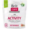 Brit Care Dog Sustainable s kuracím a hmyzom Activity 1 kg